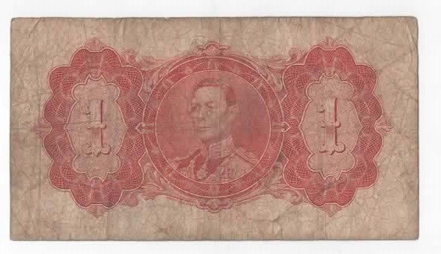 Britisk Guinea 1 dollar 1937 kv. 1-/2