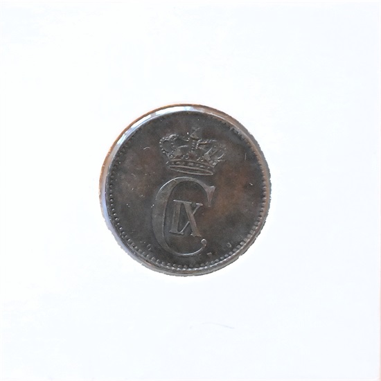 Danmark 2 øre 1880 kv. 1+