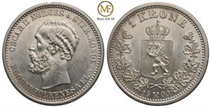 1 krone 1900 Oscar II. Kv.0