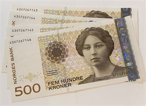 500 kroner 2005 i serie. Kv.0