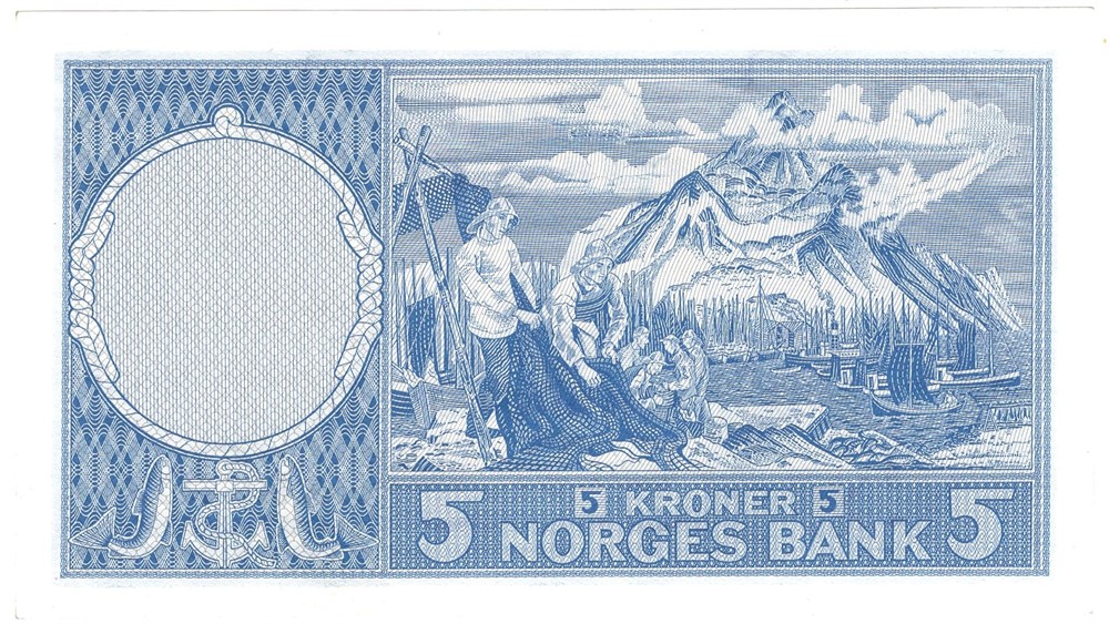 5 kroner 1962 J.6057815. Kv.0