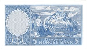 5 kroner 1962 J.6057815. Kv.0
