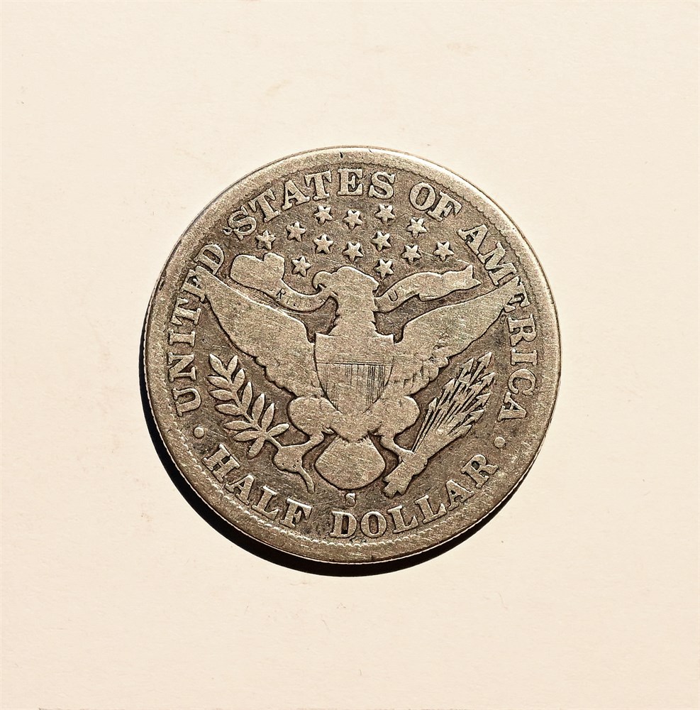 USA 1/2 dollar 1895 S kv. 1-