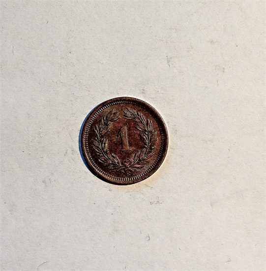Sveits 1 rappen 1894 kv. 0