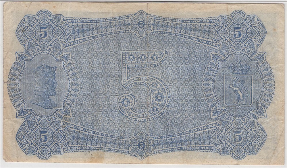 5 kroner 1899 D.9734932. Kv.1/1+