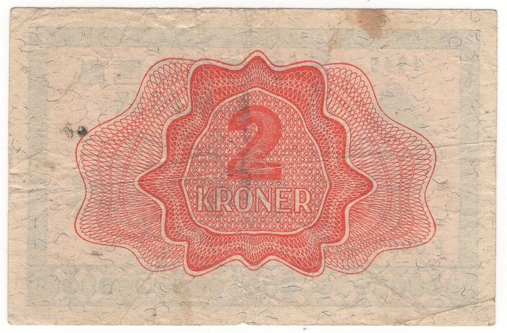 2 kroner 1945 E.0293721. Kv.1