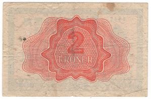 2 kroner 1945 E.0293721. Kv.1