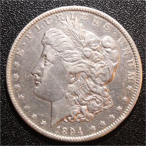 USA 1 dollar 1894 O kv. 1+