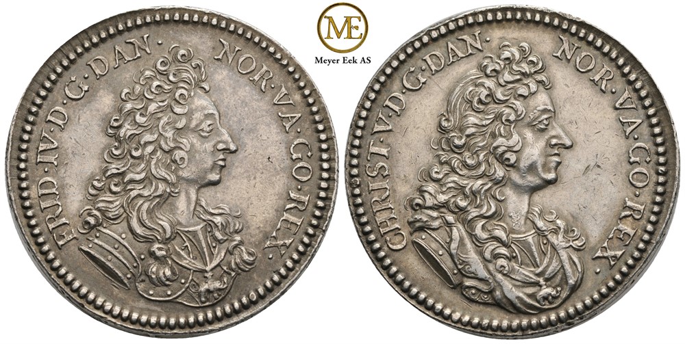 12 mark/3 krone 1699 Frederik IV. Kv.0/01