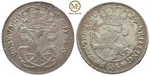 24 Skilling 1760 Frederik V. Kv.1+