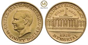 1 dollar 1916 McKinsey memorial. Kv.0/01