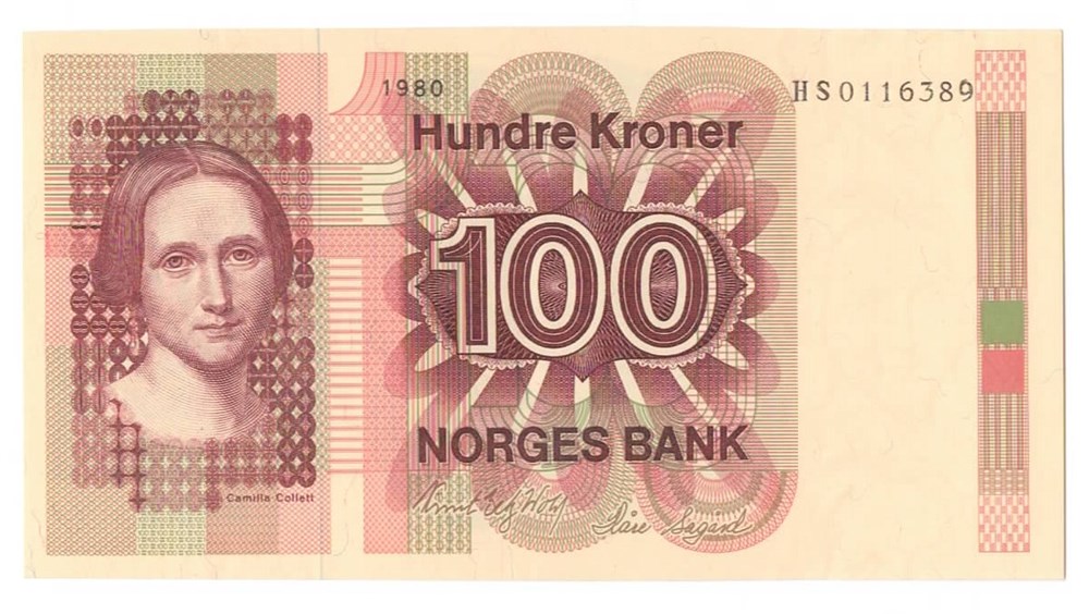 Norge 100 kroner 1980 HS kv. 0