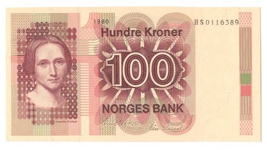 Norge 100 kroner 1980 HS kv. 0