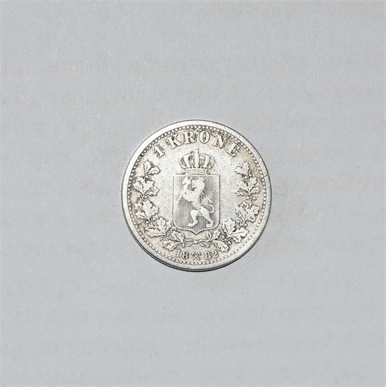Norge 1 krone 1882 kv. 1-