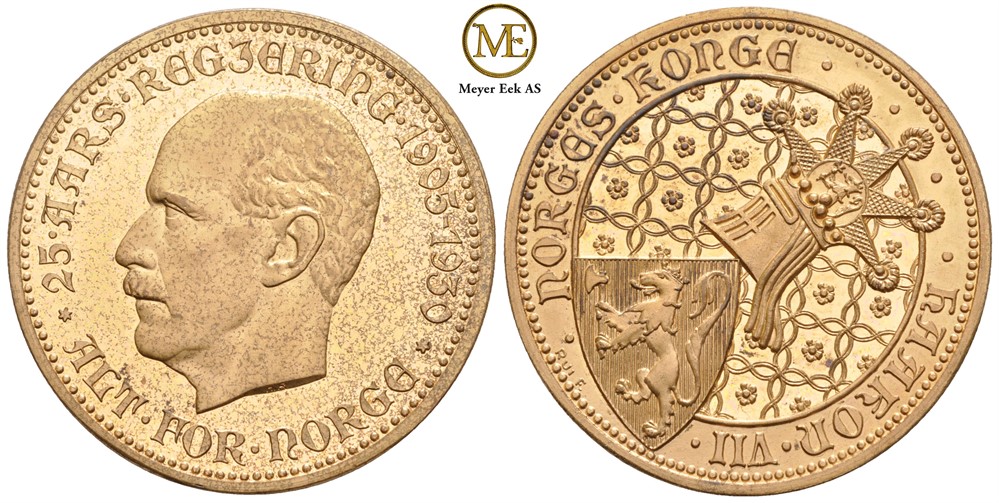 25 års regjering 1930 Haakon VII. Kv.0