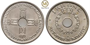 1 krone 1951 Haakon VII. Kv.0