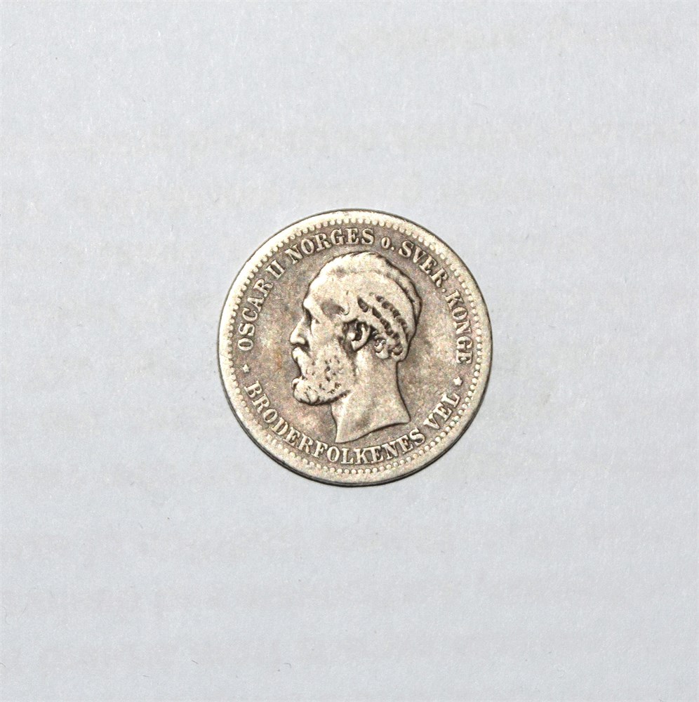 Norge 1 krone 1888 kv 1/1-