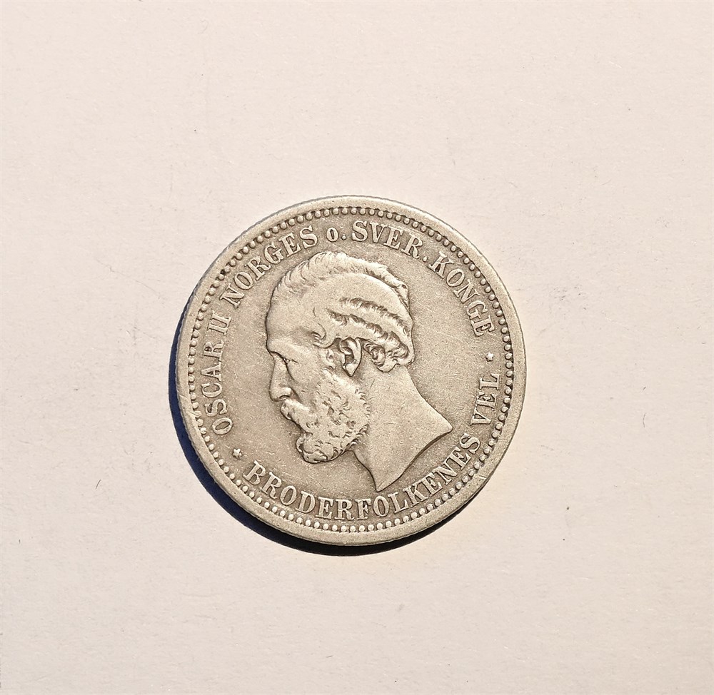 Norge 1 krone 1888 kv.1