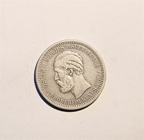 Norge 1 krone 1888 kv.1