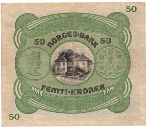 50 kroner 1942 C.3383598. Kv.1/1+