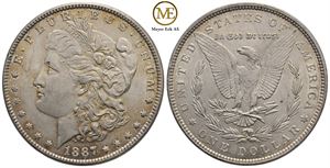 Morgan dollar 1887. Kv.01