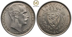 1 krone 1913 Haakon VII. Kv.0