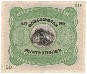 50 kroner 1940 B. Kv.01