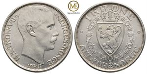 1 krone 1917 Haakon VII. Kv.0