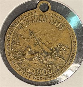 17 mai medalje 1915 JA 67 kv 1+