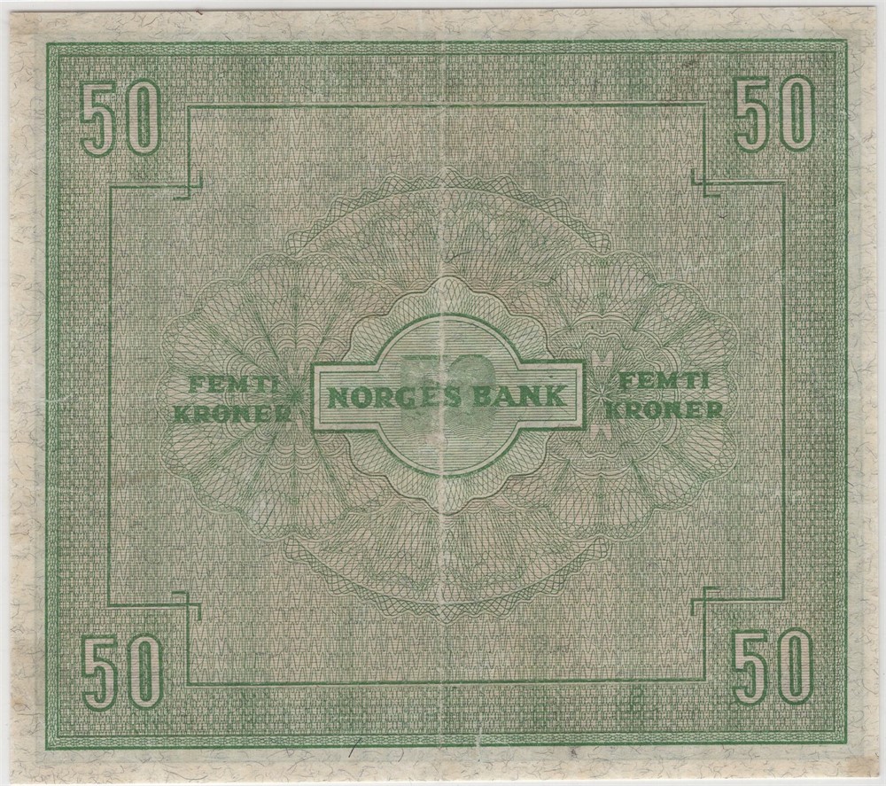 50 kroner 1945 A.2375235. Kv.1+/01