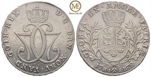 Speciedaler 1778 Christian VII. Kv.1+