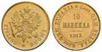 10 Markkaa 1913. Kv0/01