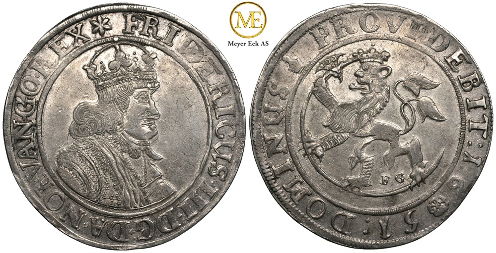 Speciedaler 1651 Frederik III. Kv.01