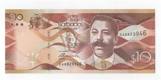 Barbados 10 dollars 2017 kv. 0
