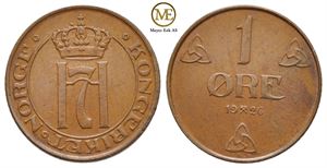 1 øre 1926 Haakon VII. Kv.0/01