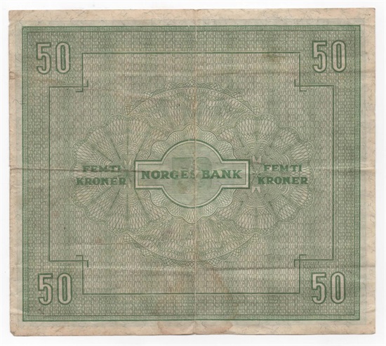 Norge 50 kroner 1948 A kv. 1-
