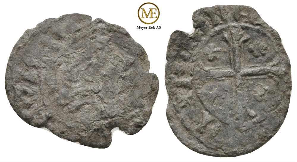 1/2 penning Hertug Håkon Magnusson (1285-1279). Kv.1-