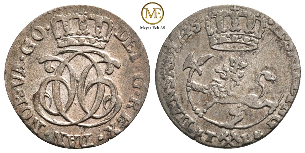 2 skilling 1745 Christian VI. Kv.01