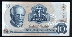 10 krone 1977 QÅ kv. 0/01