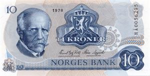 10 kroner 1978 HÅ erstatning