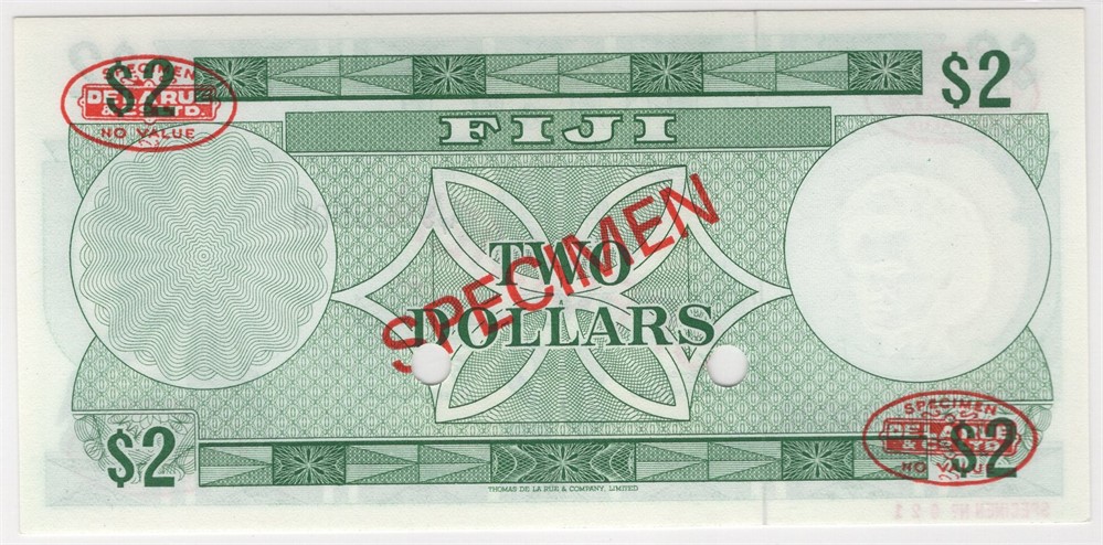 2 Dollar 1974 Fiji.Specimen. Kv.0