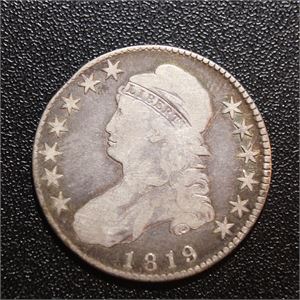 USA 50 cent 1819 kv. 1/1-