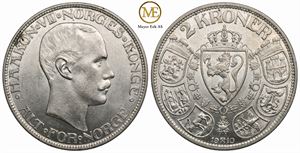 2 kroner 1910 Haakon VII. Kv.0/01