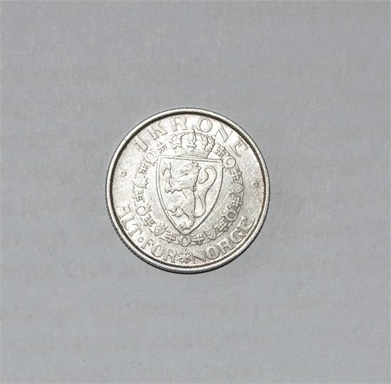 Norge 1 krone 1908 u/p kv. 1