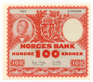 100 kroner 1962 I