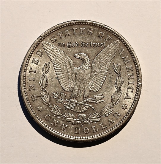 USA Morgan dollar 1897 S kv. 01