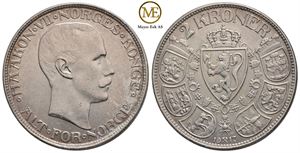 2 kroner 1917 Haakon VII. Kv.0/01