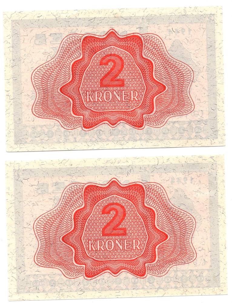 2 kroner 1944 C.9759006-7 i serie. Kv.0