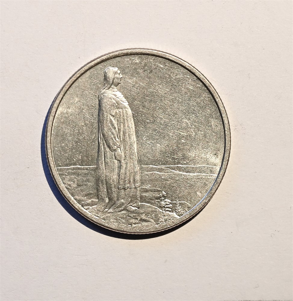 Norge 2 kroner 1914 kv. 0/01