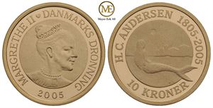 10 kroner 2005 Margrethe II. Kv.0